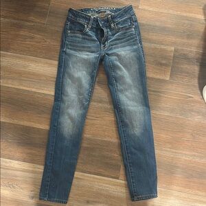 American Eagle Outfitters Blue Skinny Jeans Classic Style